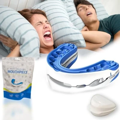 Image de Airflow Anti Ronflement,Embout Ronflement, Bouchon Ronflement Pour Arrêter Le Ronflement,Orthese Efficace,Anti Snoring Mouth Guard Device