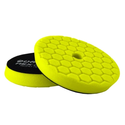 Image de Chemical Guys Hex Logic Quantum 140 mm 14 cm Jaune Heavy Couper Pad polonais Voiture
