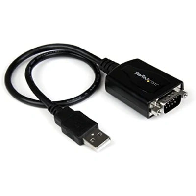 Image de StarTech.com Câble Adaptateur de 30cm USB vers Série DB9 RS232 Mémorisation Port COM 1x DB 9 Mâle A (ICUSB232PRO)