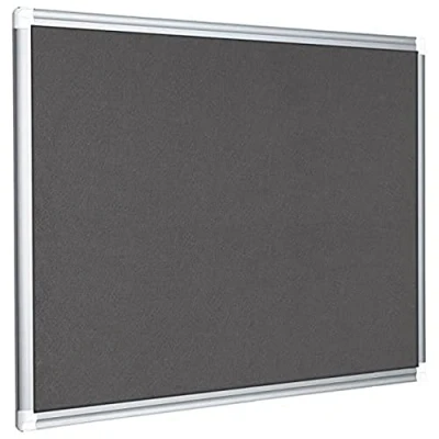 Image de Bi Office Maya New Generation Tableau d&#039;affichage en feutre 600 x 450 mm Gris