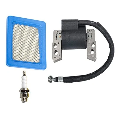 Image de Carkio Bobine d&#039;allumage électronique de Compatible with 695711 802574 493237 796964 avec filtre à air 491588 moteurs monocylindre Quantum Intek