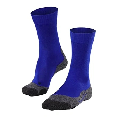 Image de FALKE TK2 Explore Cool M SO respirantes épaisses anti ampoule 1 paire, Chaussettes de randonnée Homme, Bleu (Yve 6714), 42 43