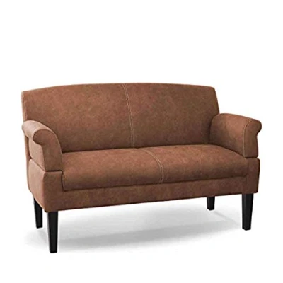 Image de CAVADORE Malm Canapés, Microfibre, Cognac, 152 x 97 78 cm