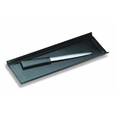 Image de Iden Scala Porte crayons en cuir Noir 22 x 11 cm