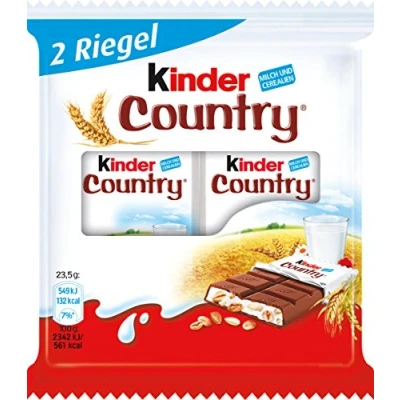 Image de Kinder Country double barre 47g Lot de 20