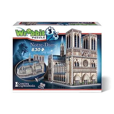 Image de Wrebbit3D , Notre Dame de Paris (830pc) Puzzle Ages 12+