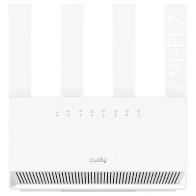 Image de Cudy Routeur double bande BE3600 Wi Fi 7 WR3600E 4 ports Gigabit, Quad Core 2,0 GHz, antennes VPN Clients &amp; Serveur, App, Cloud Control