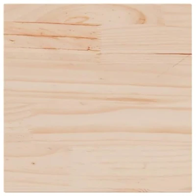 Image de vidaXL dessus de table 40x40x1,7 cm carré bois pin massif, en bois, d&#039;appoint, 847409