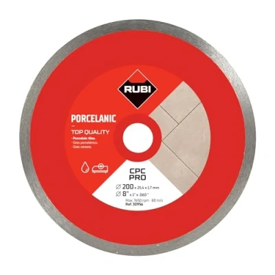 Image de RUBI Disque Diamant Jante Continue CPC PRO Coupe Fine de Grès Porcelaine