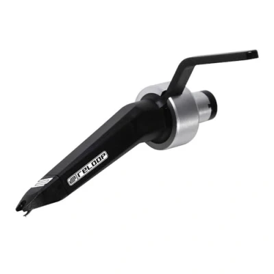 Image de Reloop Concorde Black Système de prise son sphérique avec construction robuste pour platines professionnel, convient au scratch, (noir)