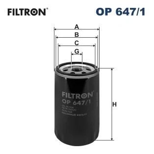 Image de FILTRON OP 647/1 Filtre à huile 3/4 16 UNF vissé