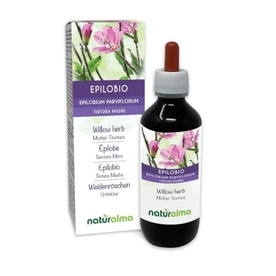 Image de Épilobe (Epilobium parviflorum) herbe Teinture Mère sans alcool Naturalma Extrait liquide gouttes 200 ml Complément alimentaire Végétalien ou végan