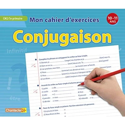 Image de MON CAHIER D&#039;EXERCICES CONJUGAISON (10 11A.) CM2 5E PRIMAIRE