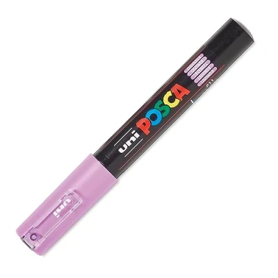 Image de Uni ball Marqueur Posca 186738 Pointe ogive extra fine 0,7 mm Lavande Violet