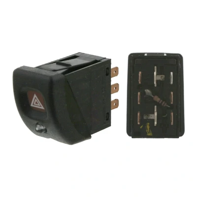 Image de FEBI BILSTEIN 04718 Interrupteur de signal détresse avec lampe témoin OPEL: Corsa B 3/5 portes, Combo Van, Tigra Coupe