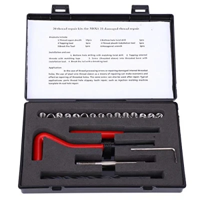 Image de Kit de Réparation Filetage M8x1.25 Taraudage en Acier Inoxydable pour Manchon d&#039;Insertion Femelle