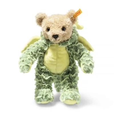Image de Steiff Bear Hoodie Ours Teddy Dragon, 113284, Irish Green, 27 cm