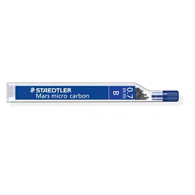 Image de STAEDTLER Mars Micro Carbon 250 0,7 mm B Recharges de mines 4 tubes / paquets (48 mines)