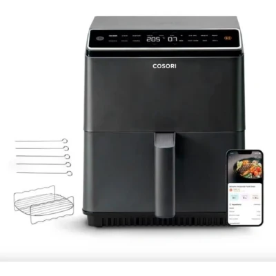 Image de COSORI Friteuse sans huile Dual Blaze Chef Edition Noir 6,4 litres Neuf