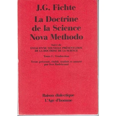 Image de la doctrine de Science Nova Methodo : Essai d&#039;une nouvelle présentation science, tome 1
