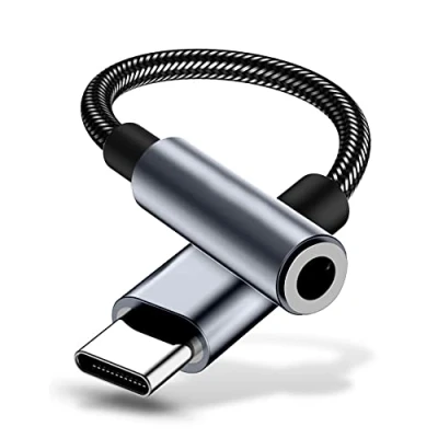 Image de Unnderwiss Adaptateur USB C Jack de Casque 3,5mm,Adaptateur Lightning ,Type Audio avec DAC Compatible Galaxy S21 S21+Note20 S20 Ultra,P40/P30 Pro/Mate 20/30