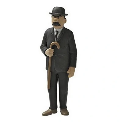 Image de Moulinsart Figurine de Collection Tintin Dupont avec sa Canne 9cm (42445)