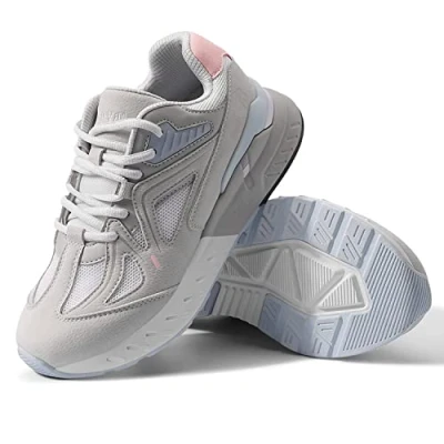 Image de FitVille Basket Femme Légères Extra Large Chaussures de Running Femmes pour Pieds Plats Pied Confortables Travail 39 EU X