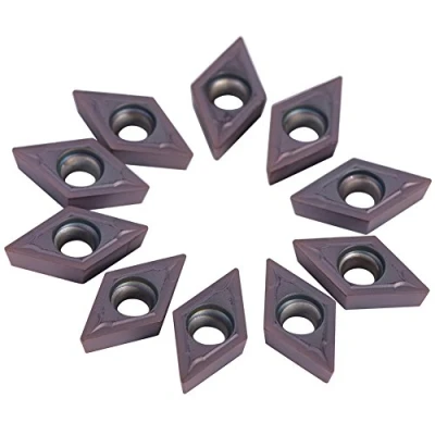 Image de 10 PCS Inserts CNC en carbure DCMT11T304 VP15TF Outil De Tournage Lame Cutter avec Box pour matériaux souples, Plaquettes
