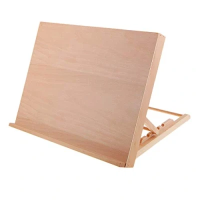 Image de Support de peinture A2 réglable en bois pour tableau à dessin ou travail