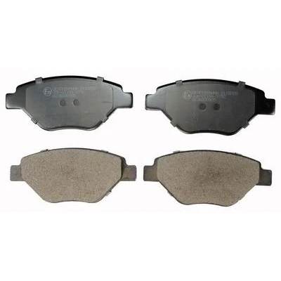 Image de DENCKERMANN B110928 Jeu de plaquettes frein Essieu avant non préparé pour indicateur d&#039;usure, contact signal d&#039;usure exclu RENAULT: MEGANE 2
