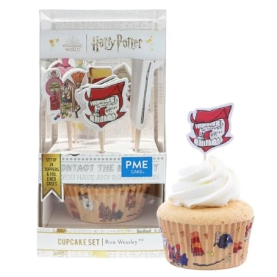 Image de PME Harry Potter Set de 24 caissettes à cupcakes et toppers, Ron Weasley