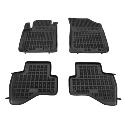 Image de REZAW PLAST 201429 Ensemble de tapis sol Caoutchouc avant et arrière noir PEUGEOT: 107 3/5 portes, 108 CITROËN: C1 I, II