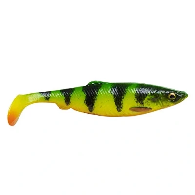 Image de Savage Gear Poisson en caoutchouc 4D Herring Shad Couleur : Firetiger, longueur / poids 9 cm 5 g
