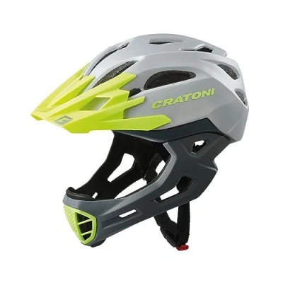 Image de CRATONI Casque de vélo Unisex Adult, Gri/LIM, 58 61