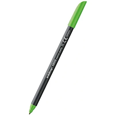 Image de edding 1200 Feutre de coloriage pointe fine vert clair 1 stylo ronde mm pour ecriture, dessin,