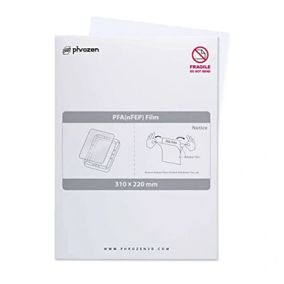 Image de Phrozen Film de Libération PFA pour Imprimantes 3D Résine nFEP Séparation Imprimante LCD Sonic Mighty 8K Durable, Fonction Renforcée 1 Pièce (310x220 mm)