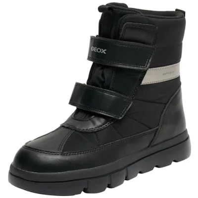 Image de Geox J Willaboom Boy B à partir de Bateau Cheville, Schwarz, 37 EU