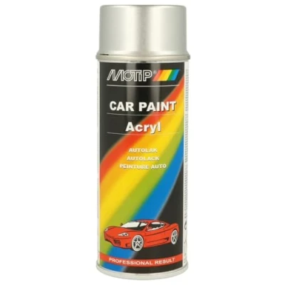 Image de MOTIP 55105 Peinture combinée pour voitures 400ml aérosol gris Kompakt silver metallic 12 ml