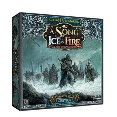 Image de CoolMiniOrNot Inc Greyjoy Kit de démarrage : Une Chanson Glace et feu Jeu Figurines À partir 14 Ans 2 Joueurs Temps 45 à 60 Minutes