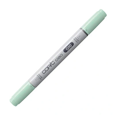 Image de COPIC Ciao G00, Jade Green, Twin Marker avec une pointe moyenne et pinceau
