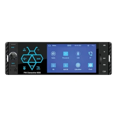 Image de Lecteur MP5 pour Voiture PNI Clementine 9550 Écran 1DIN 4&quot; 50 W x 4 Bluetooth Radio FM Carplay Fonction RDS