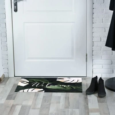 Image de IDMAT Tapis Boston 40x60cm Jungle Welcome