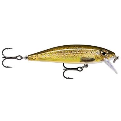 Image de Rapala Leurre de Pêche X Rap CountDown Matériel avec Construction Balsa en Eau Douce Fabriqué Estonie Prof Nage 0.6 1.2 m Taille 5 cm / 4 g Live Brown Trout
