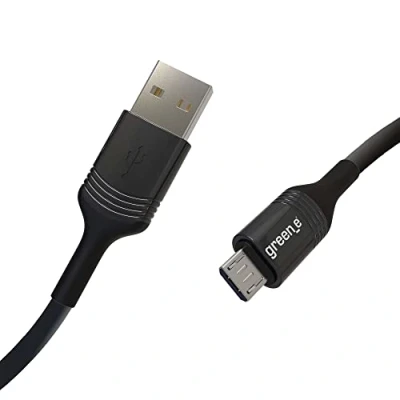 Image de GREEN E Cable Ecoconçu Micro USB vers 2,50 m Noir