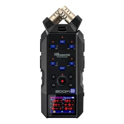 Image de Zoom H6essential Enregistreur 6 pistes 32 bits à virgule flottante capsule microphone XYH 6e incluse noir