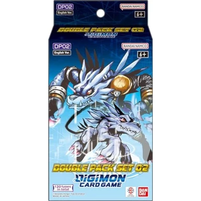 Image de Bandai Jeu de Cartes Digimon : Double Pack Set 02 (DP02) à Collectionner À partir 6 Ans 2 Joueurs Temps 30 Minutes