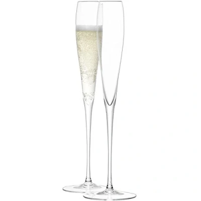 Image de LSA WI17 Lot de 2 longues flûtes à Champagne Wine, 100 ml, transparentes