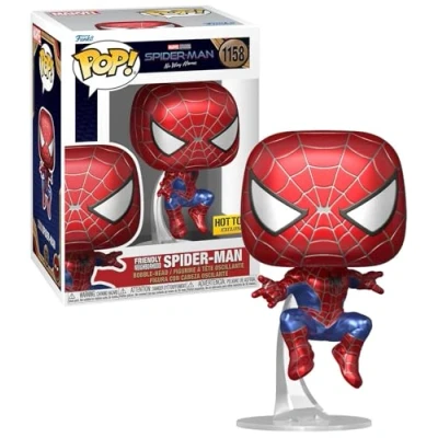 Image de Pop! Spider Man: No Way Home 1158 Friendly Neighborhood Man Metallic