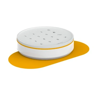 Image de Somfy 1875257 Clavier intérieur pour système d&#039;alarme Protect Auto protégé Design sobre et épuré, Blanc