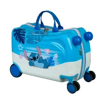 Image de Undercover Stitch Trolley à roulettes Bagages pour Enfants avec siège Capacité de Charge jusqu&#039;à 50 kg Poignées Pratiques Valise Voyage Stable